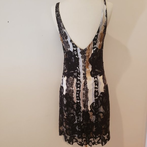 DVF Lace Silk Dress - Picture 5 of 12